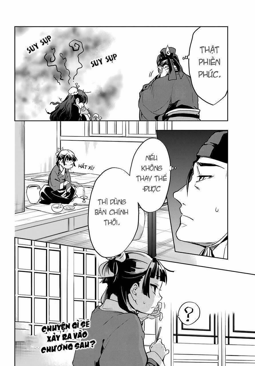 Dược Sư Tự Sự – Nhật Ký Giải Mã Bí Ẩn Chốn Hậu Cung Của Maomao 19 trang 17