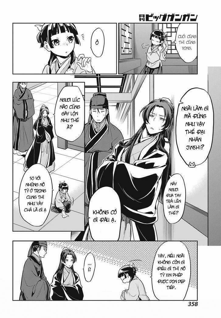 Dược Sư Tự Sự – Nhật Ký Giải Mã Bí Ẩn Chốn Hậu Cung Của Maomao 22 trang 13