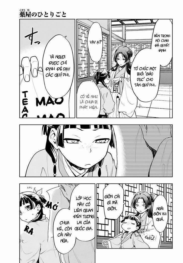 Dược Sư Tự Sự – Nhật Ký Giải Mã Bí Ẩn Chốn Hậu Cung Của Maomao 23 trang 4