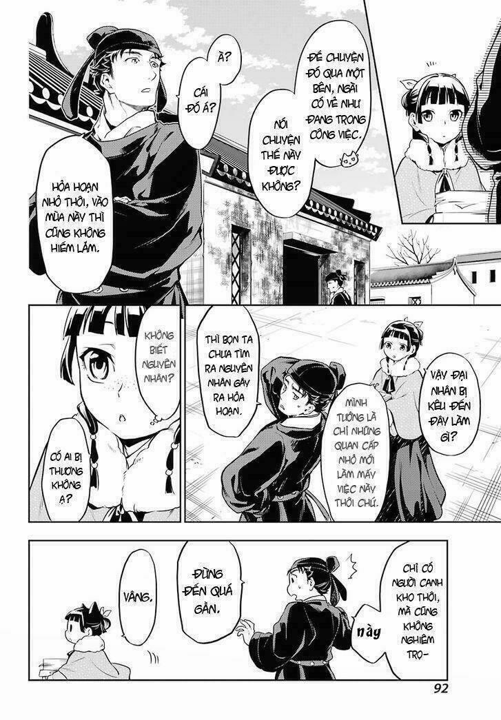 Dược Sư Tự Sự – Nhật Ký Giải Mã Bí Ẩn Chốn Hậu Cung Của Maomao 24 trang 11