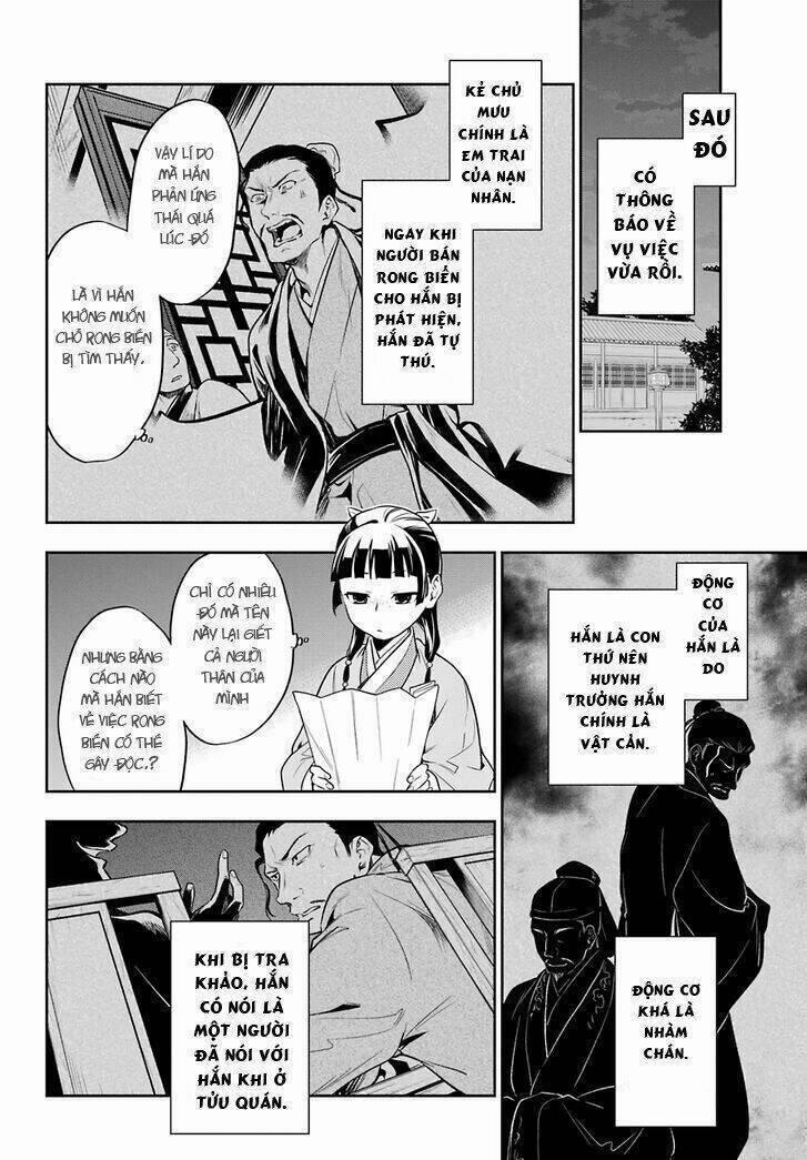 Dược Sư Tự Sự – Nhật Ký Giải Mã Bí Ẩn Chốn Hậu Cung Của Maomao 25 trang 27