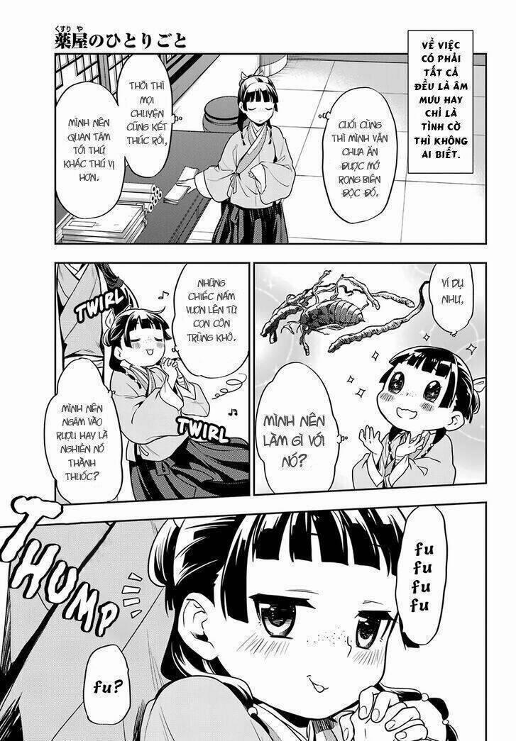 Dược Sư Tự Sự – Nhật Ký Giải Mã Bí Ẩn Chốn Hậu Cung Của Maomao 25 trang 28