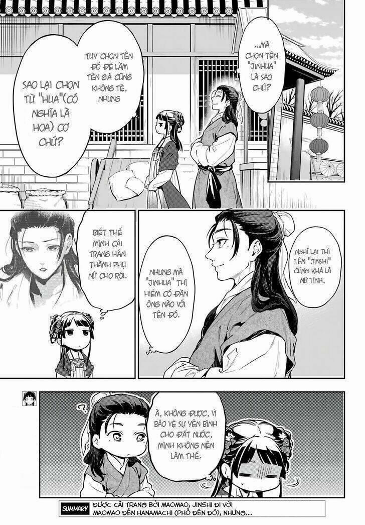 Dược Sư Tự Sự – Nhật Ký Giải Mã Bí Ẩn Chốn Hậu Cung Của Maomao 28 trang 11