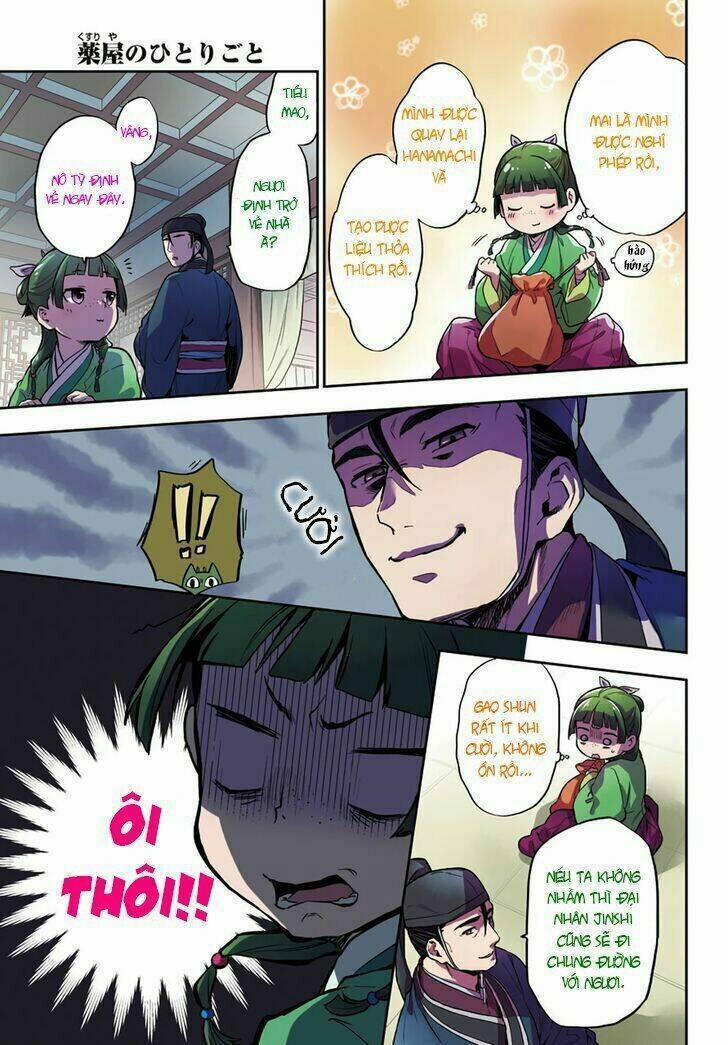 Dược Sư Tự Sự – Nhật Ký Giải Mã Bí Ẩn Chốn Hậu Cung Của Maomao 28 trang 3