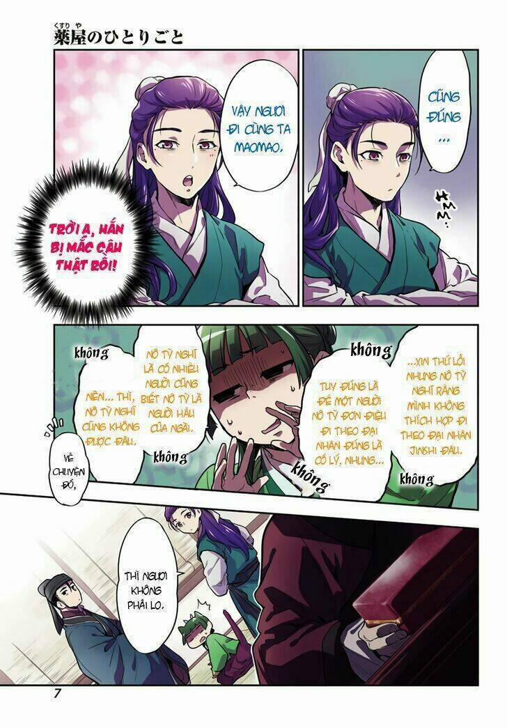 Dược Sư Tự Sự – Nhật Ký Giải Mã Bí Ẩn Chốn Hậu Cung Của Maomao 28 trang 5