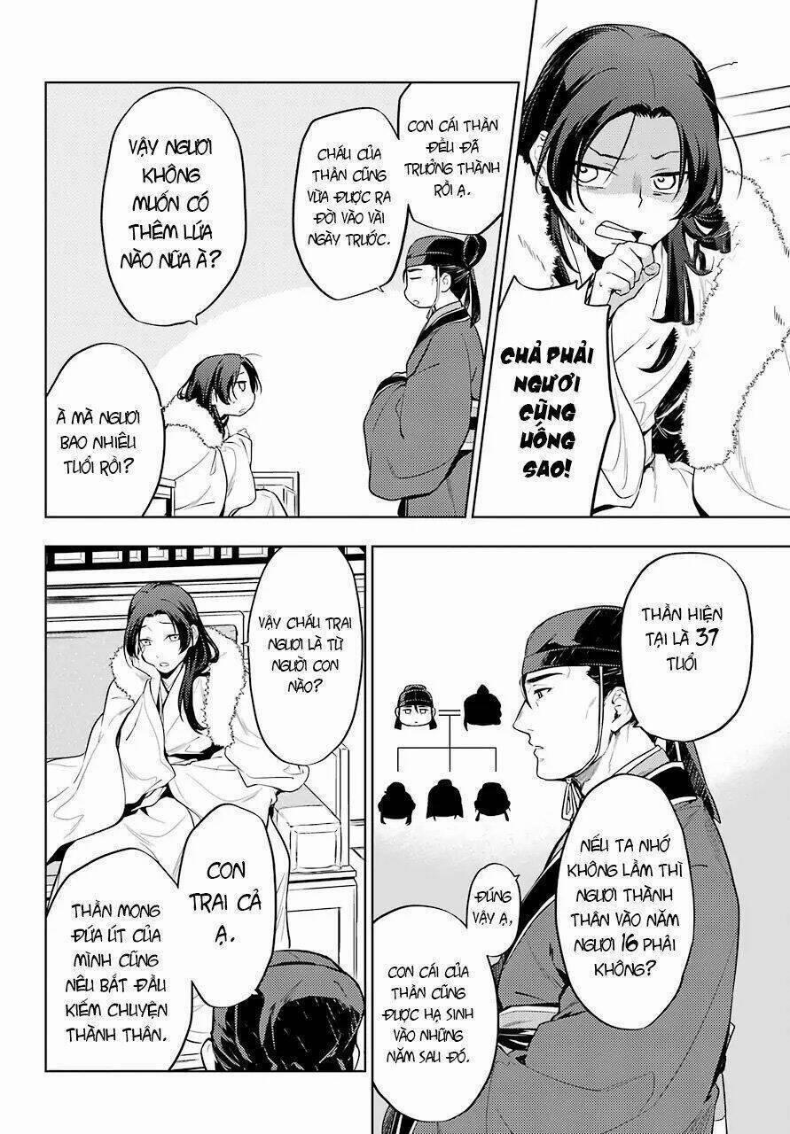 Dược Sư Tự Sự – Nhật Ký Giải Mã Bí Ẩn Chốn Hậu Cung Của Maomao 36 trang 10