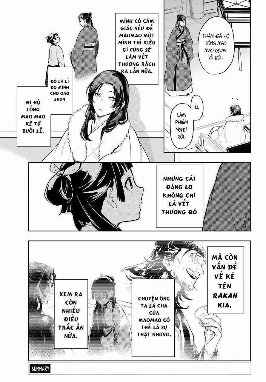 Dược Sư Tự Sự – Nhật Ký Giải Mã Bí Ẩn Chốn Hậu Cung Của Maomao 36 trang 5