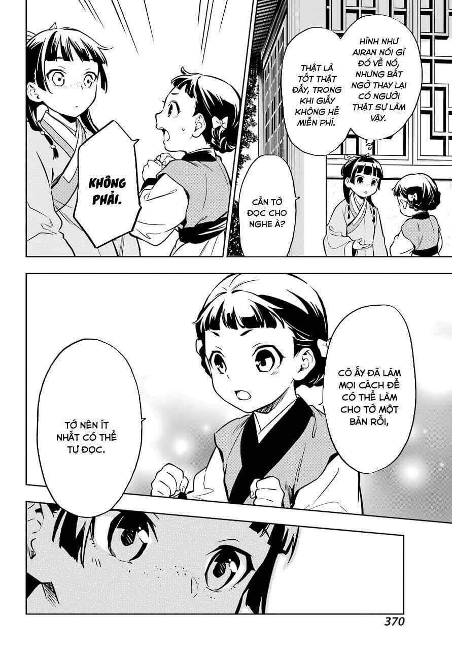 Dược Sư Tự Sự – Nhật Ký Giải Mã Bí Ẩn Chốn Hậu Cung Của Maomao 41 trang 26