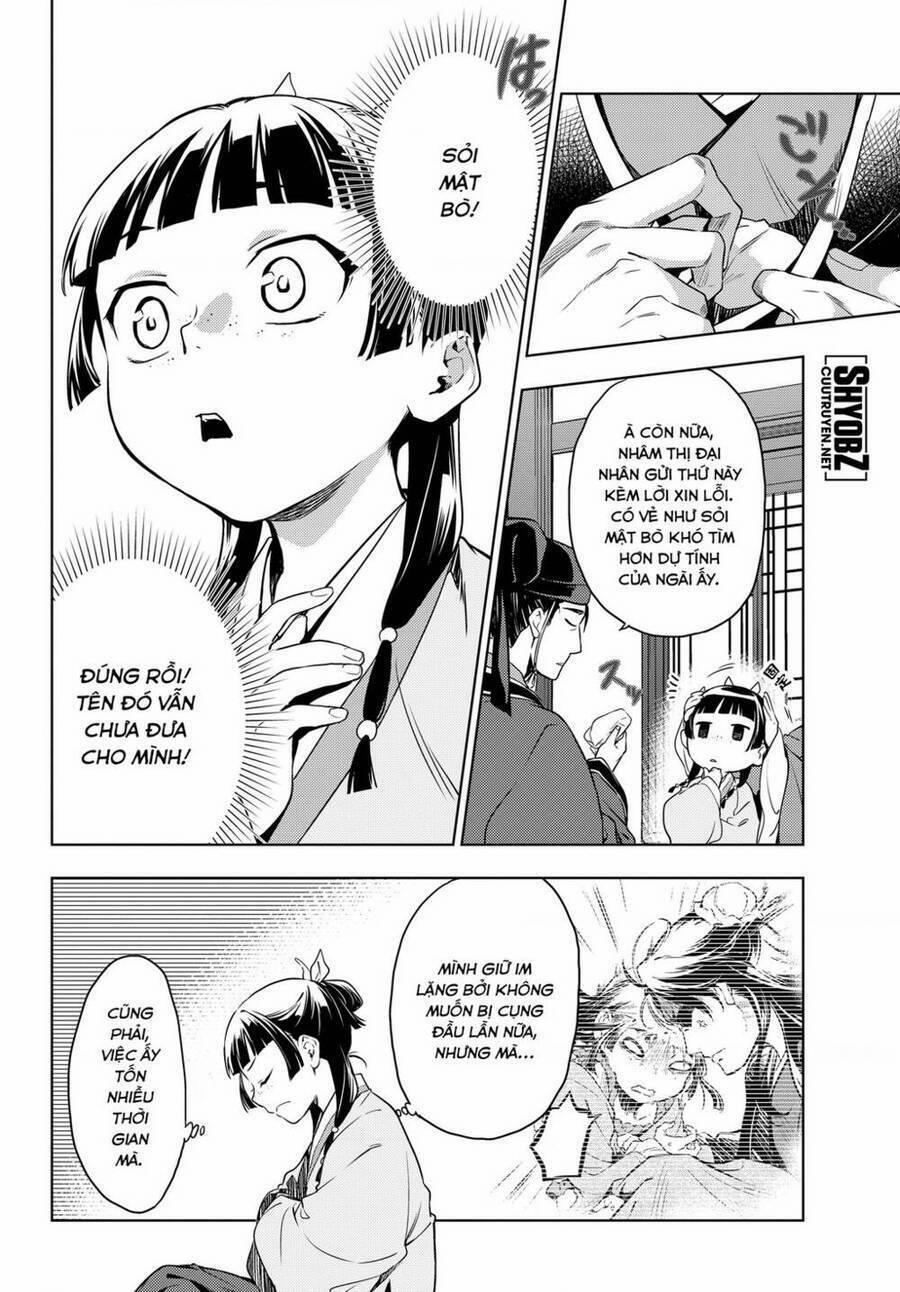 Dược Sư Tự Sự – Nhật Ký Giải Mã Bí Ẩn Chốn Hậu Cung Của Maomao 46 trang 16