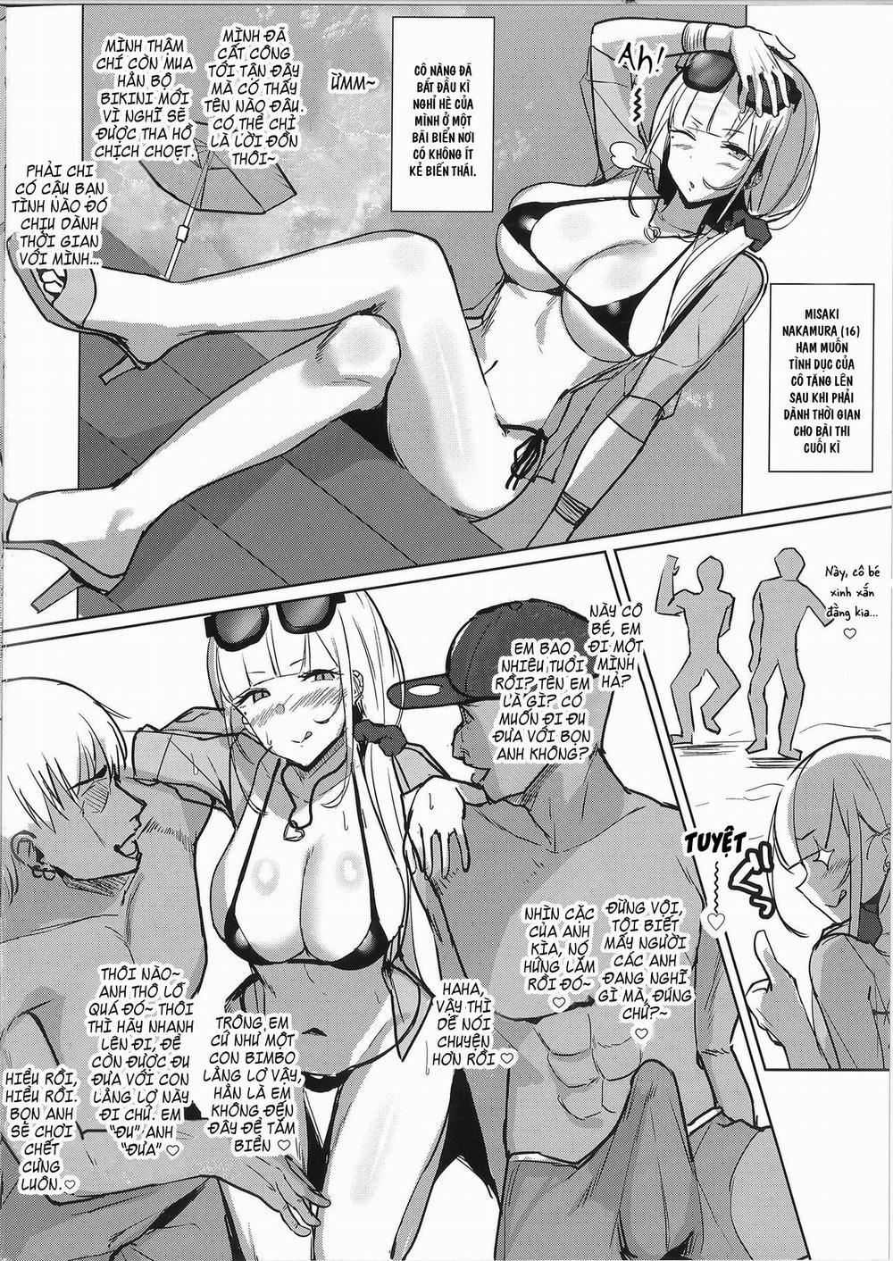Ecchi na Gal JK Bangaihen - Gal JK Misaki-chan Beach de Sokuhame Nanpa SEX Oneshot trang 3