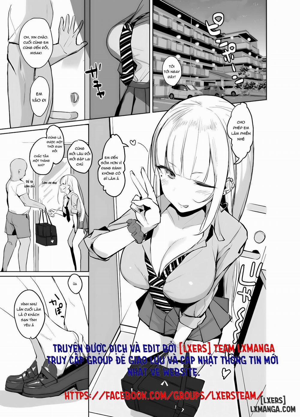 Ecchi na Gal JK ga Kyokon Zetsurin Oji-san to Pakoru Yatsu Oneshot trang 1