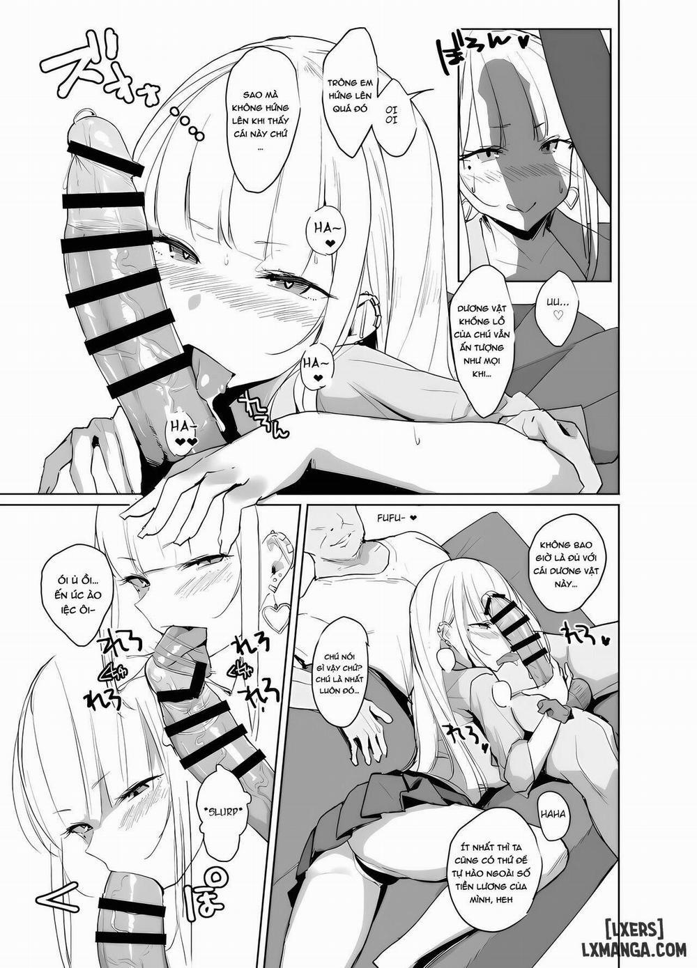 Ecchi na Gal JK ga Kyokon Zetsurin Oji-san to Pakoru Yatsu Oneshot trang 5