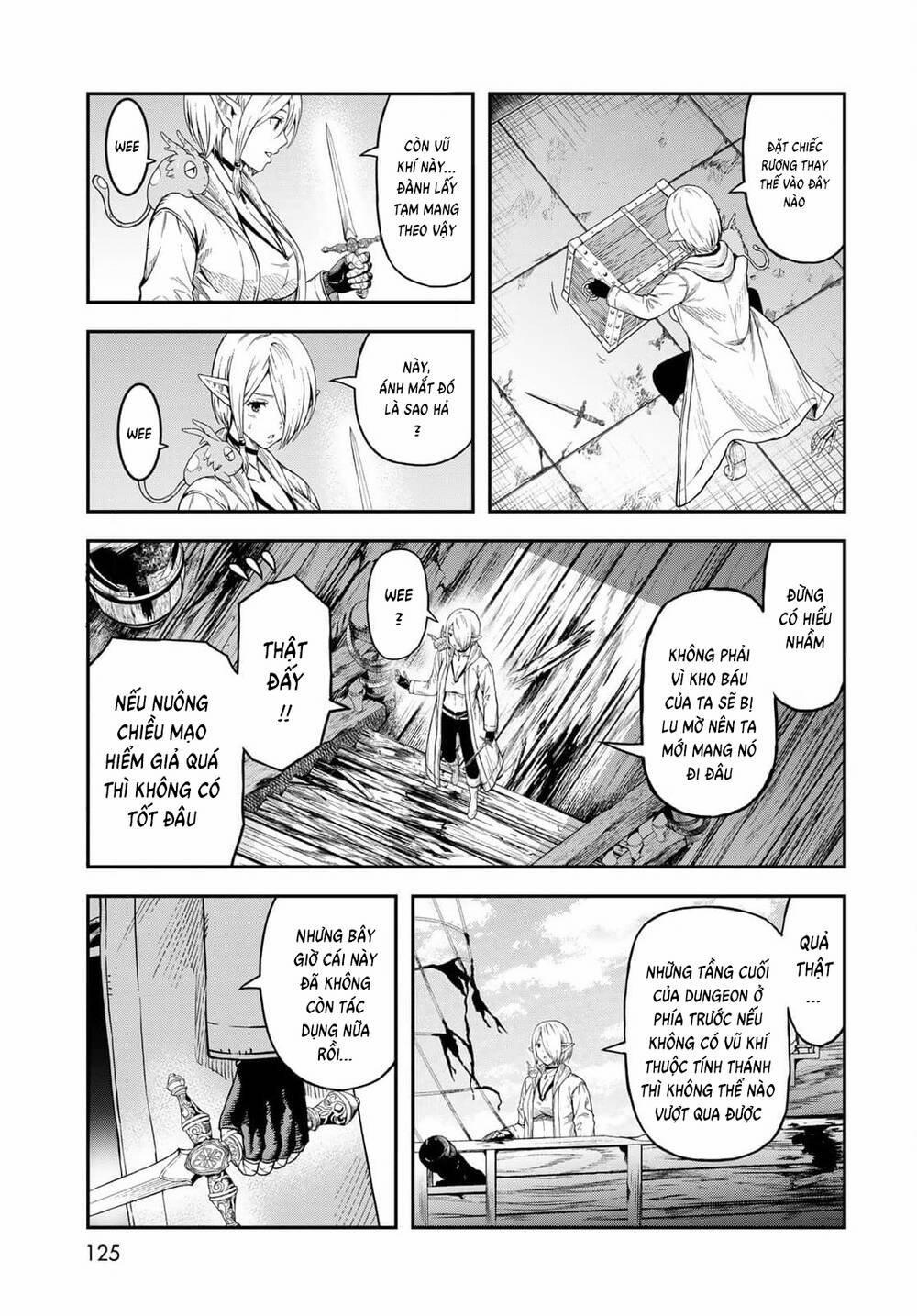 Elf Ngực Bự Và Kho Báu Hầm Ngục 6 trang 4