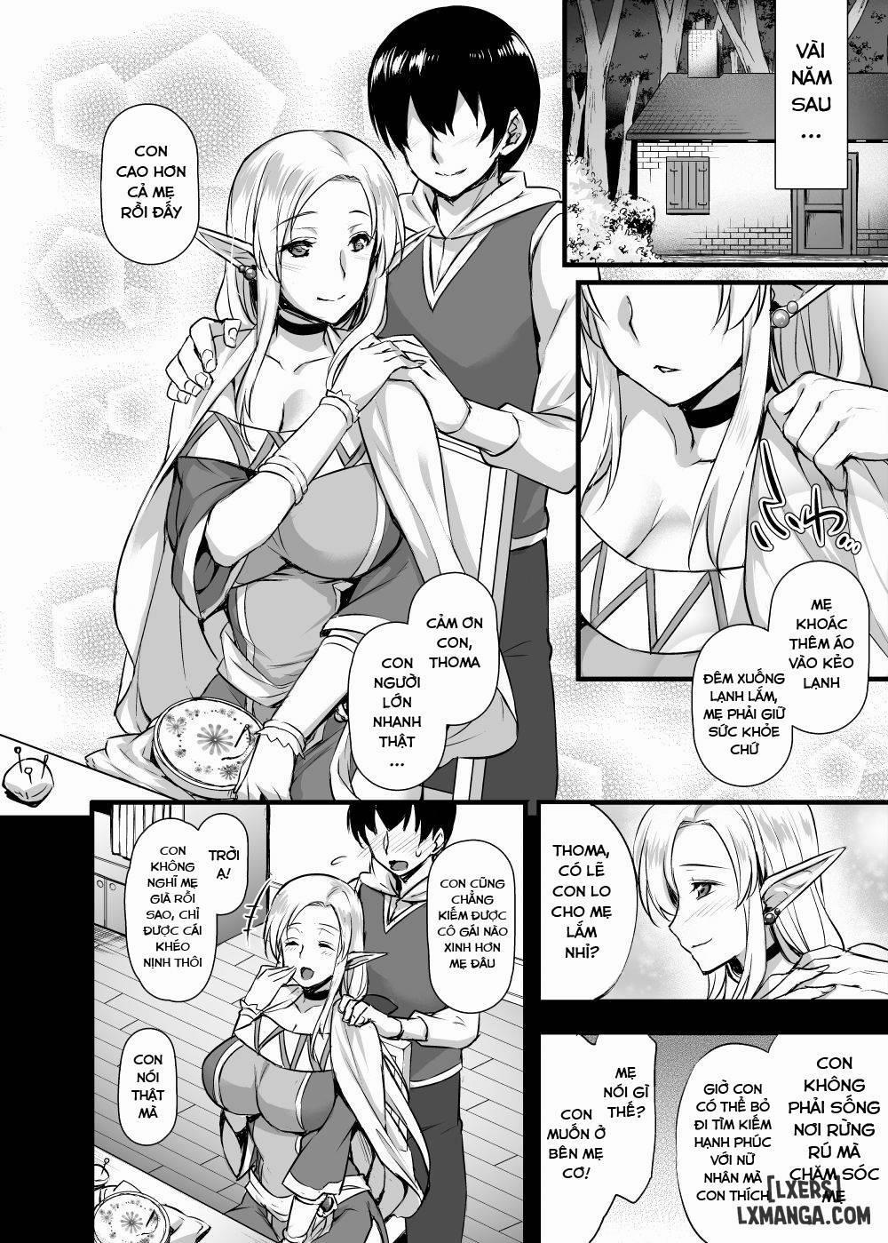 Elf no Okaa-san ~Giri no Musuko no Me no Mae de Orc ni Okasarete Oneshot trang 5