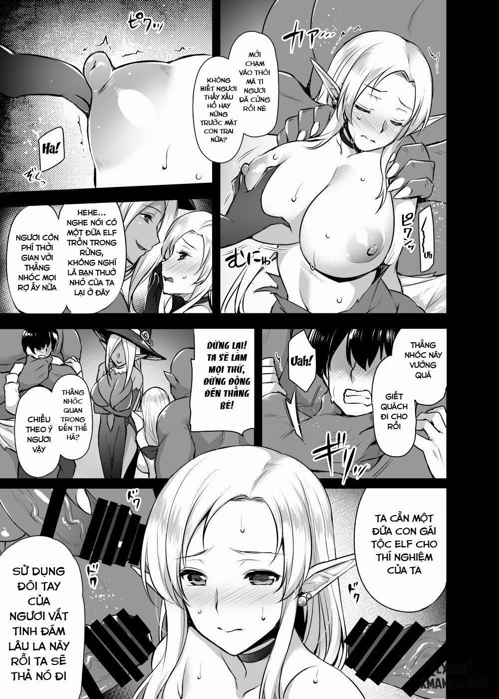 Elf no Okaa-san ~Giri no Musuko no Me no Mae de Orc ni Okasarete Oneshot trang 8