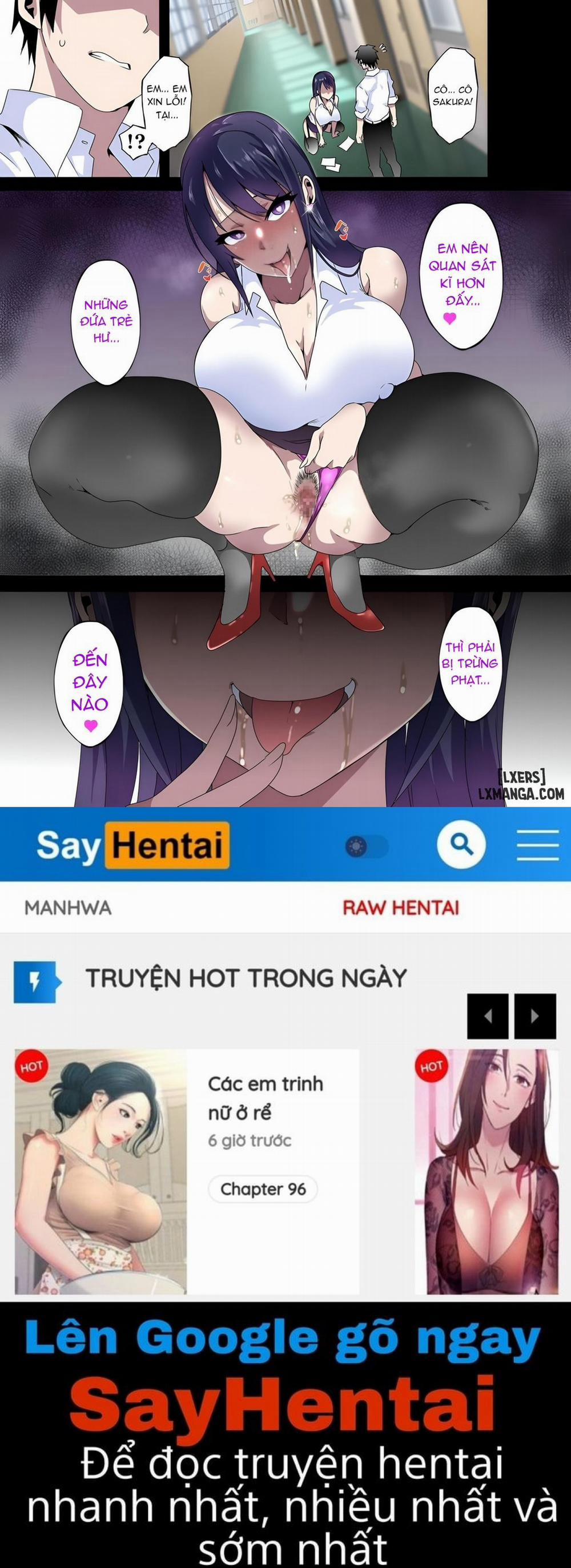 Em Có Ghét Giáo Viên Dâm Đãng Không? Về Sakura Aimi Sensei Oneshot trang 34