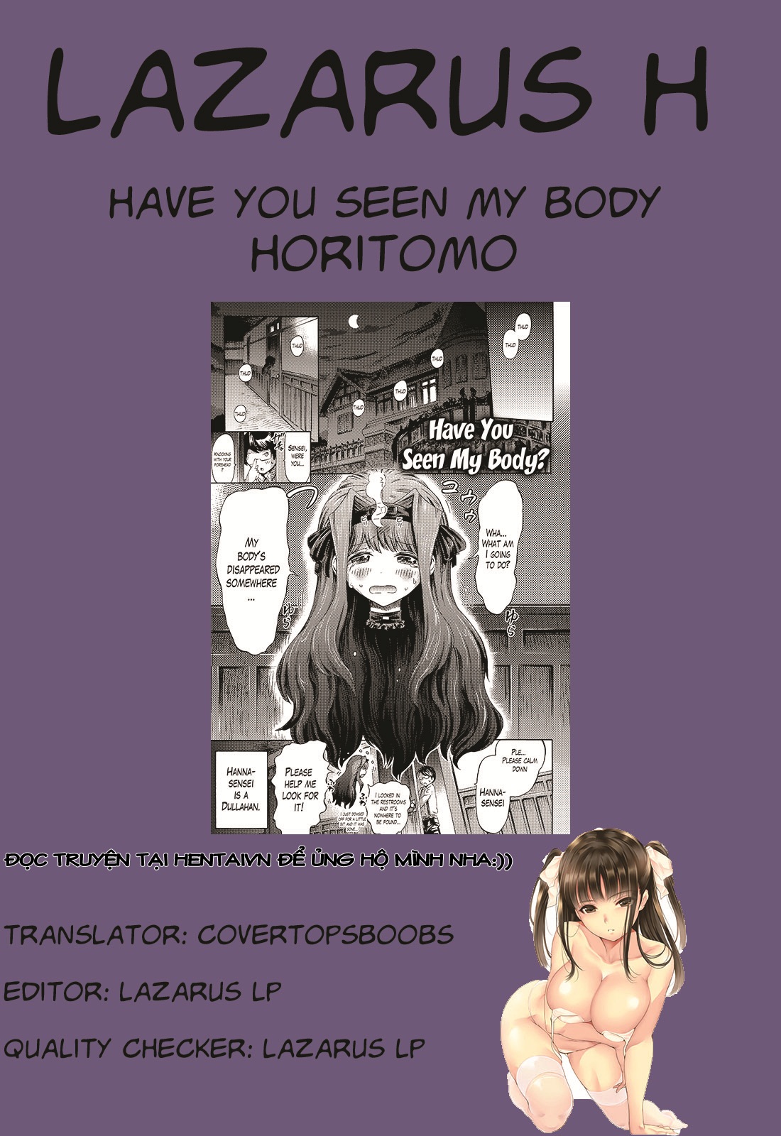 Em có thấy cơ thể cô đâu không? Oneshot trang 17