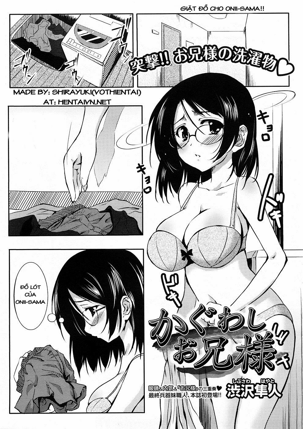 Em gái nghiện mùi của tôi Oneshot trang 1