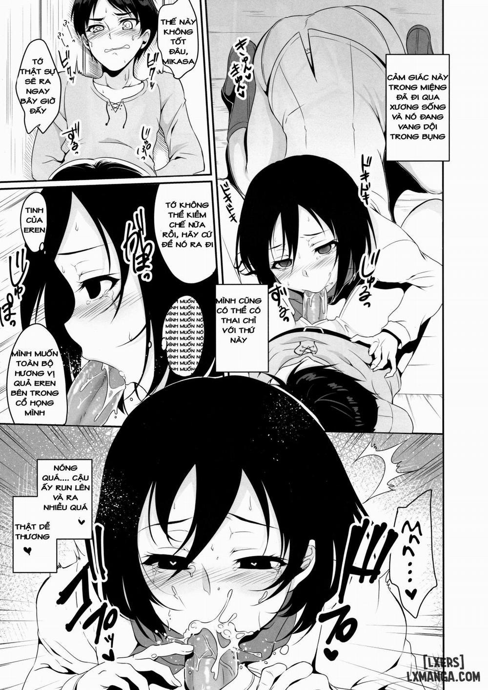 Eren ga Mikasa ni Osowareru Hon Oneshot trang 14
