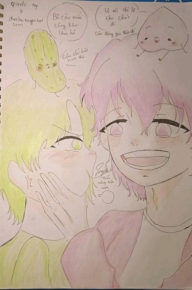 Fan Art Otp Qadc X Dưa Leo Truyện 3 TNBC trang 1
