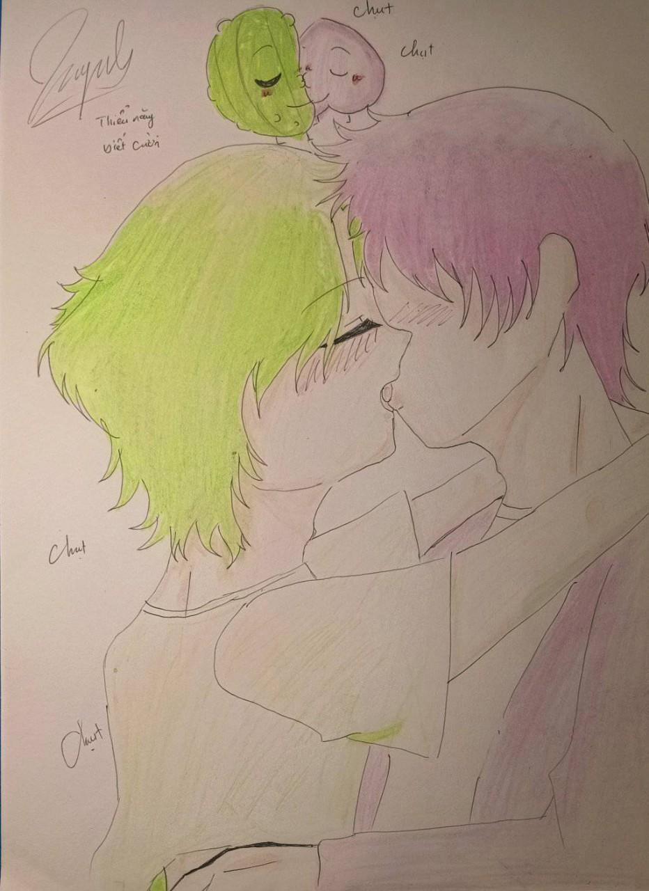 Fan Art Otp Qadc X Dưa Leo Truyện 3 trang 4
