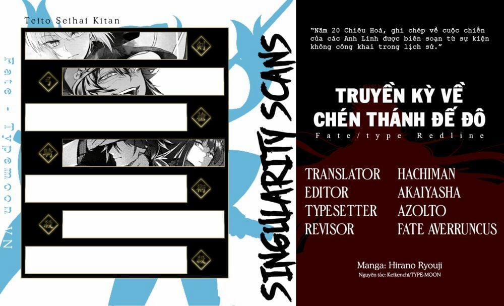 Fate/type Redline - Truyền Kỳ Về Chén Thánh Đế Đô 8.1 trang 14