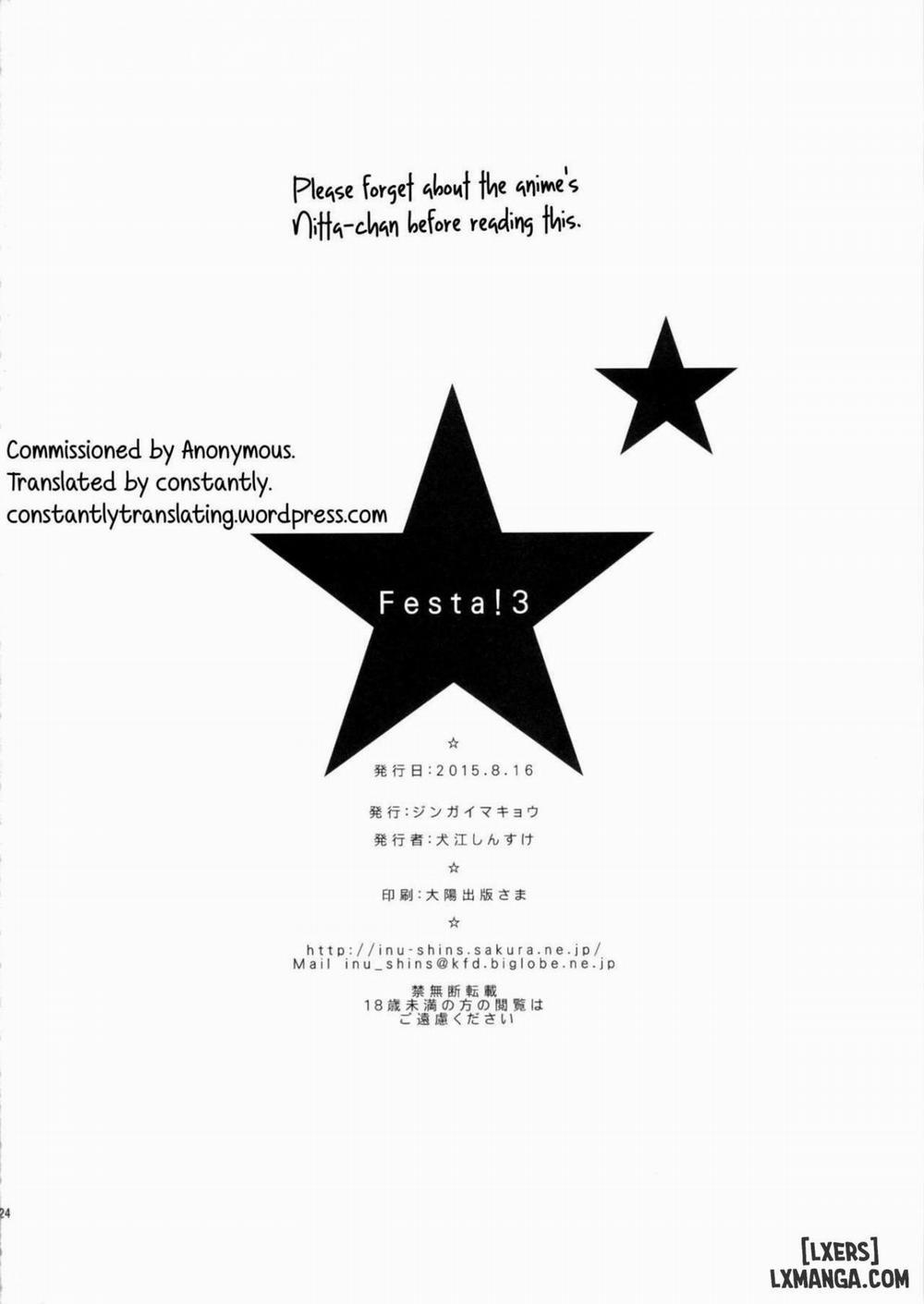 Festa! 3 Oneshot trang 22