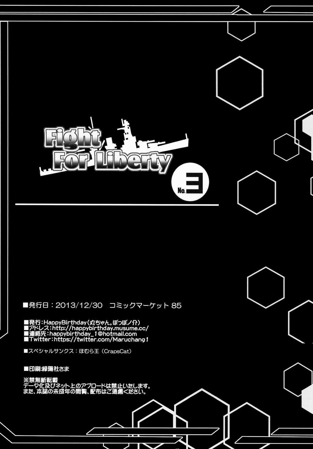 Fight For Liberty No.3 (Kantai Collection -KanColle-) Oneshot trang 18