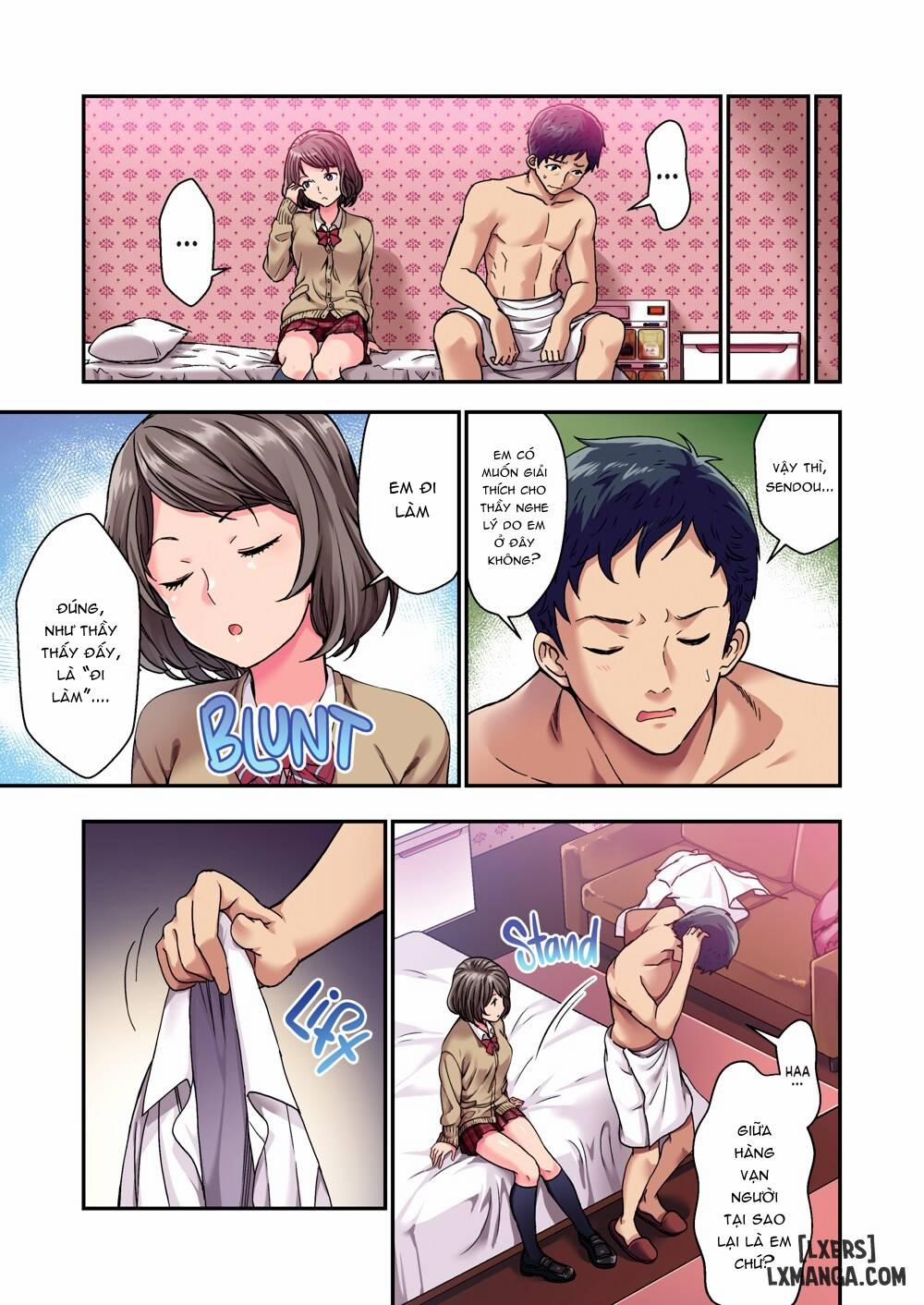 Fuuzoku de Oshiego JK to Namahame Zetsurin Sex 1 trang 5