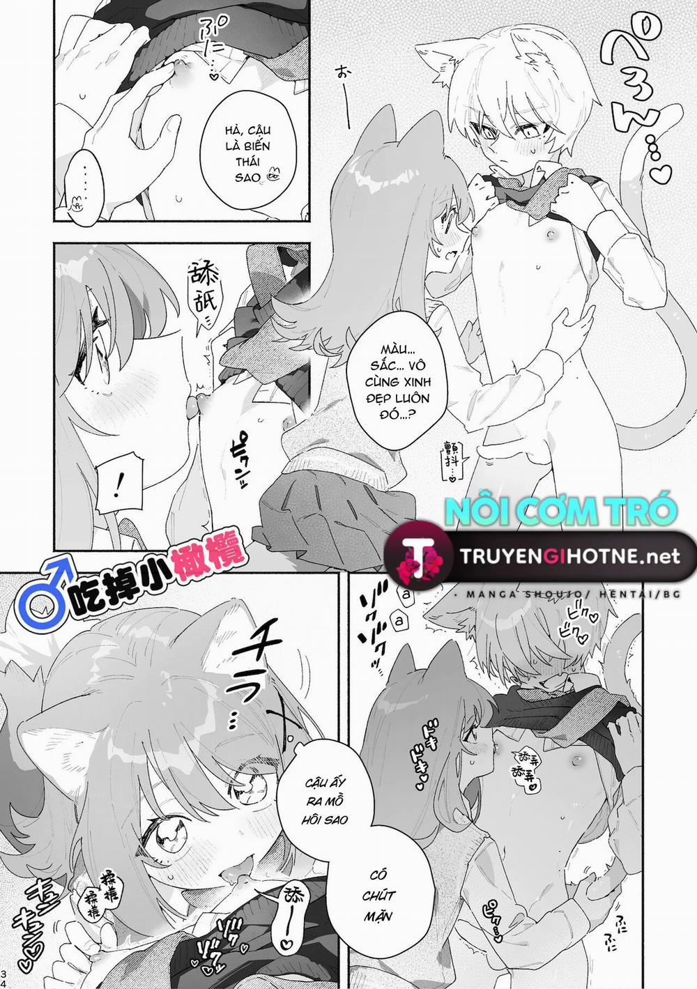 ♂ Ga Uke. Neko-Chan X Neko-Kun 3 trang 15