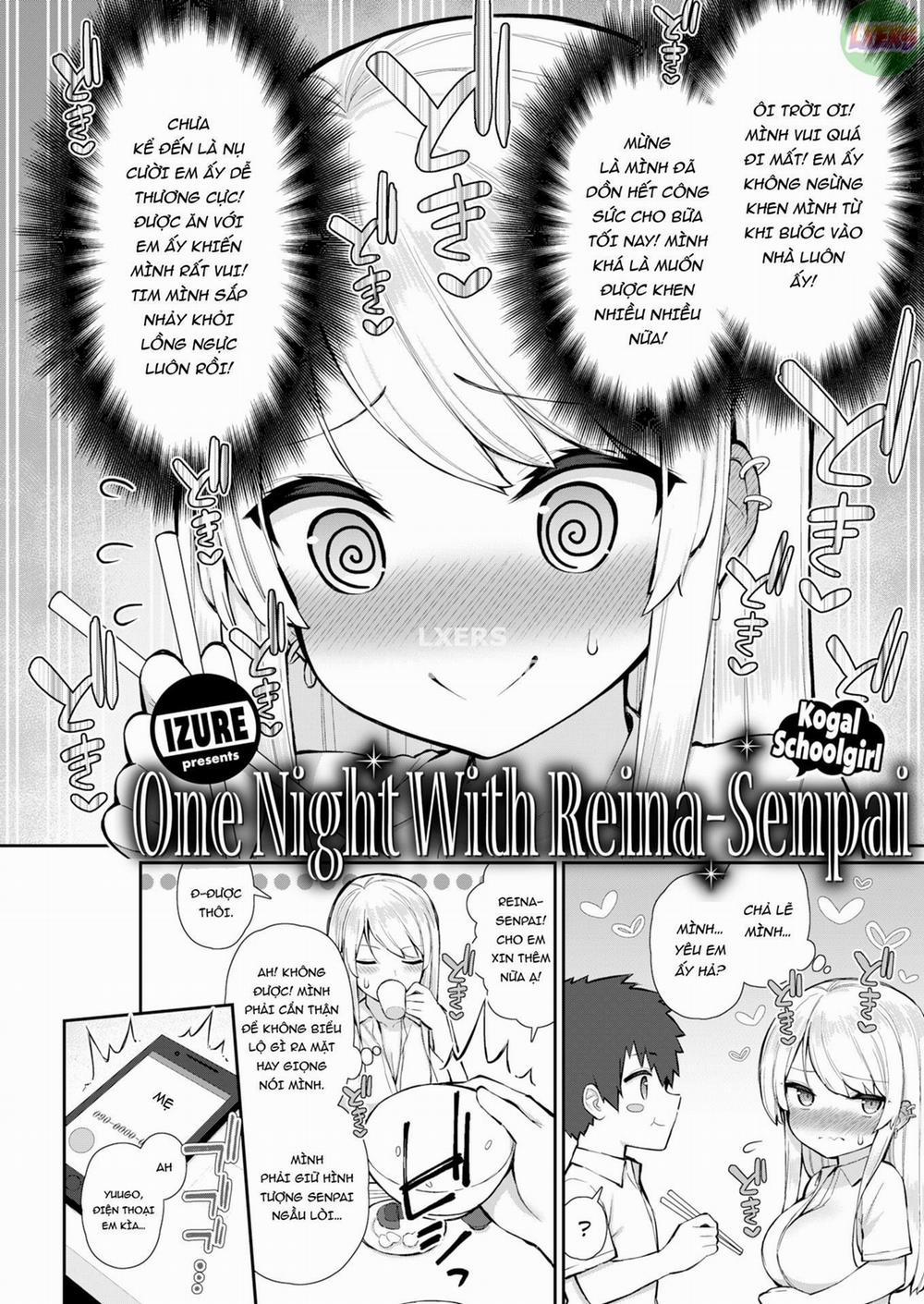 Gal JK Reina Senpai no Ichiya Oneshot trang 3