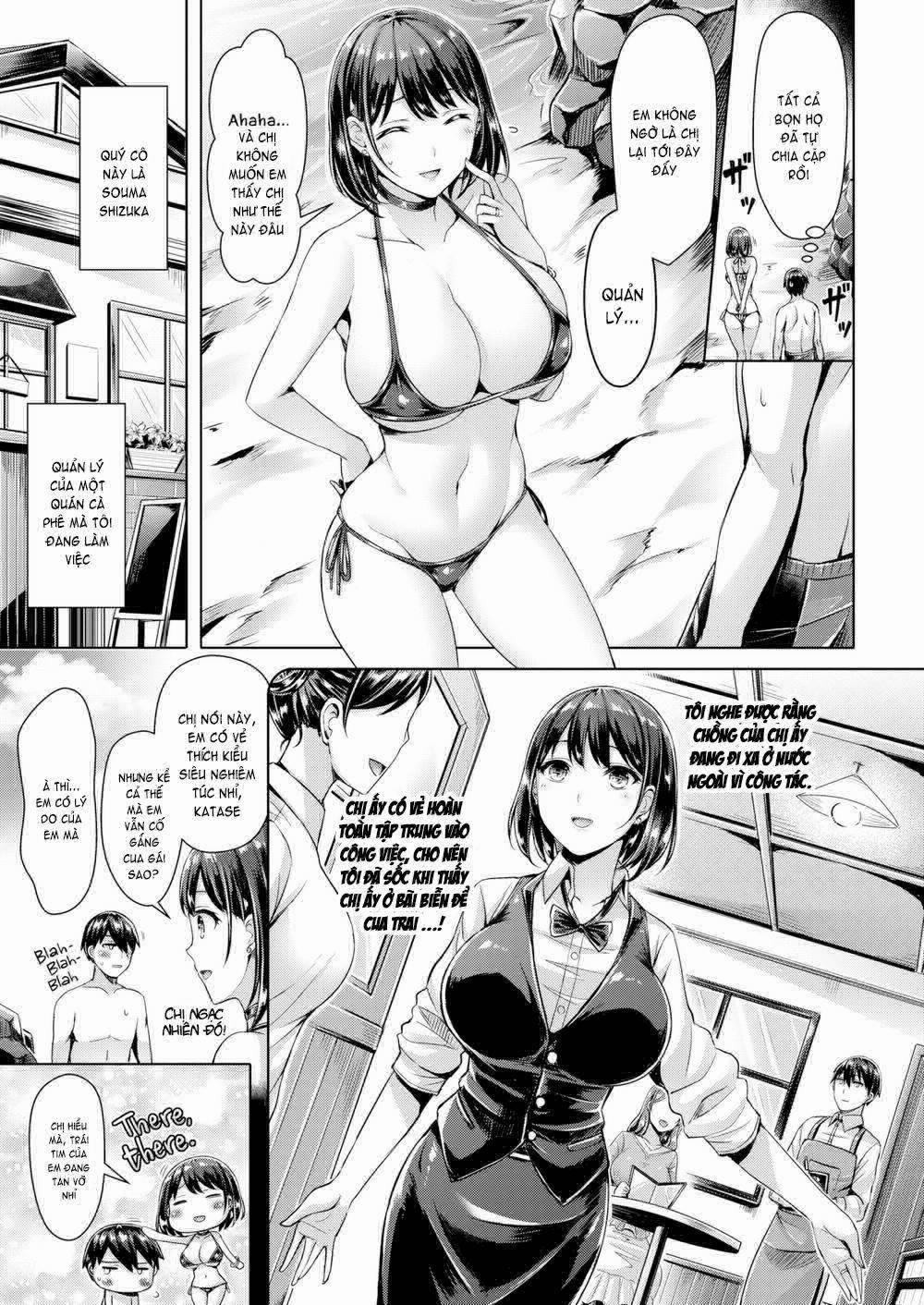 Gặp chị quản lý đã có chồng ở biển Oneshot trang 6