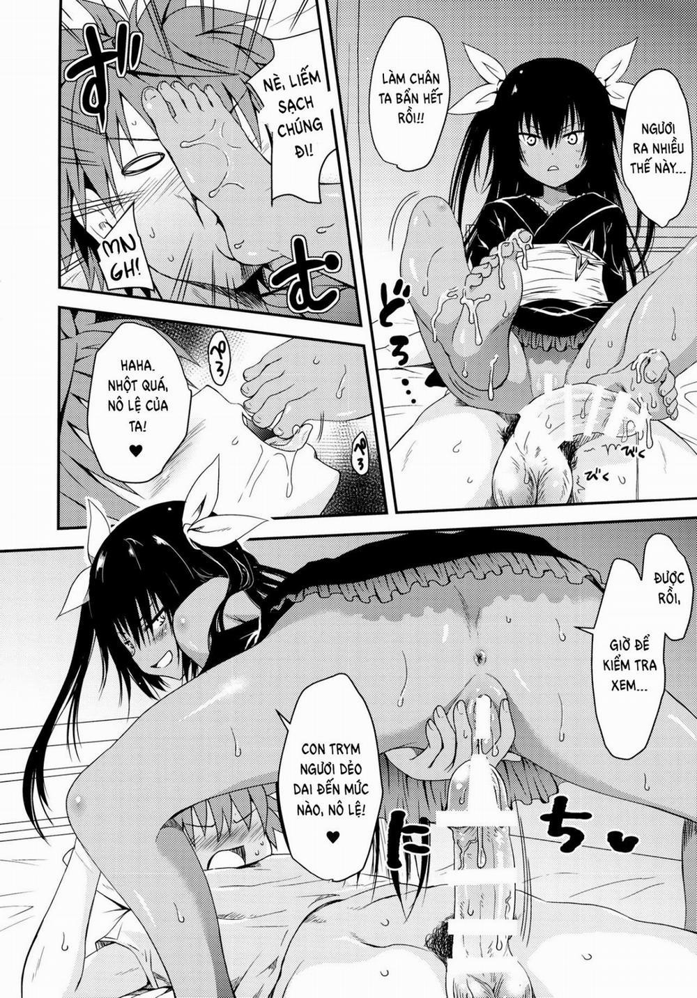 Geboku ni totte wa Gohoubi desu (To Love-Ru Darkness) Oneshot trang 11
