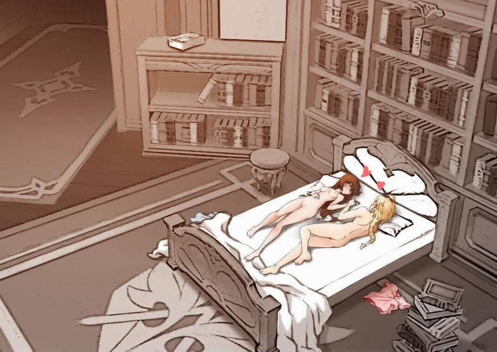 Genshin Impact Aether X Amber Doujin 1 trang 14