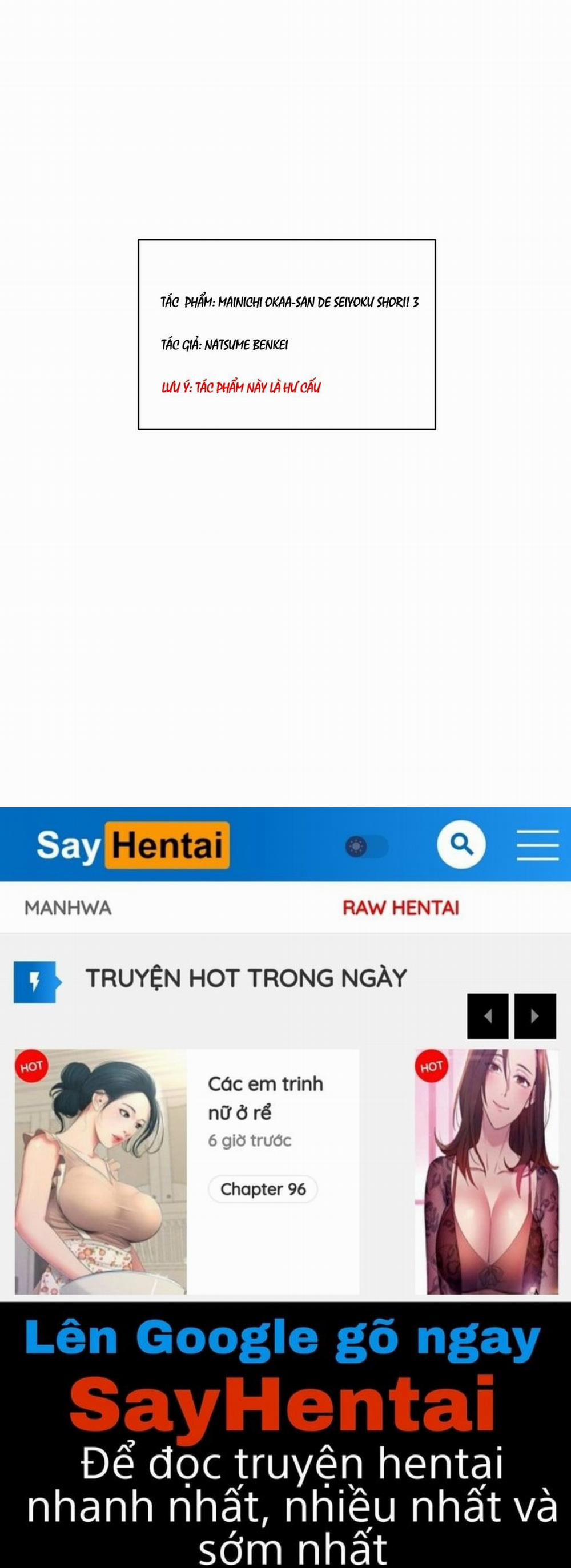 Giải Tỏa Ham Muốn Với Mẹ Mỗi Ngày 3 trang 114