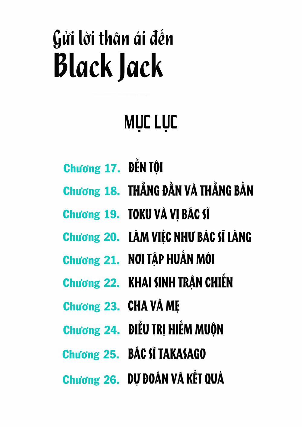 Give My Regards To Black Jack 17 trang 2