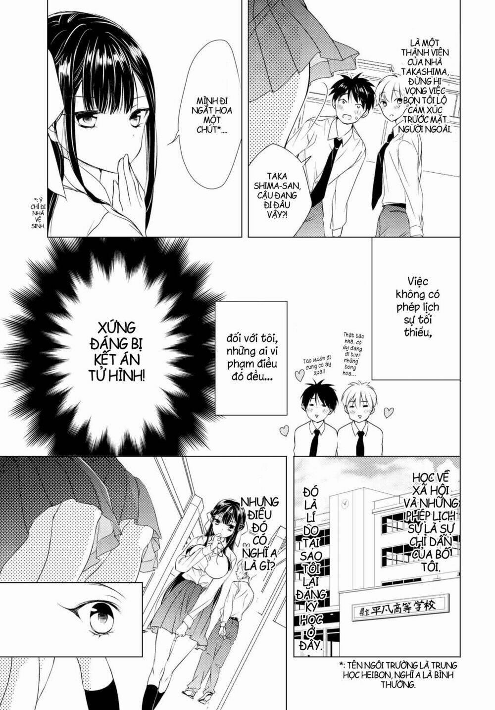 Goreijo Takashima Kiyono Wa Hisoka Ni Tashinamu 1 trang 6