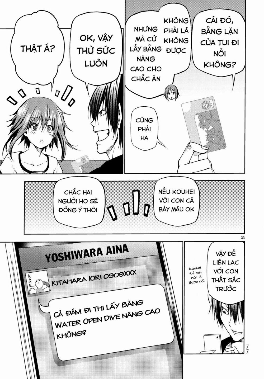 Grand Blue – Cô Gái Thích Lặn 45 trang 35