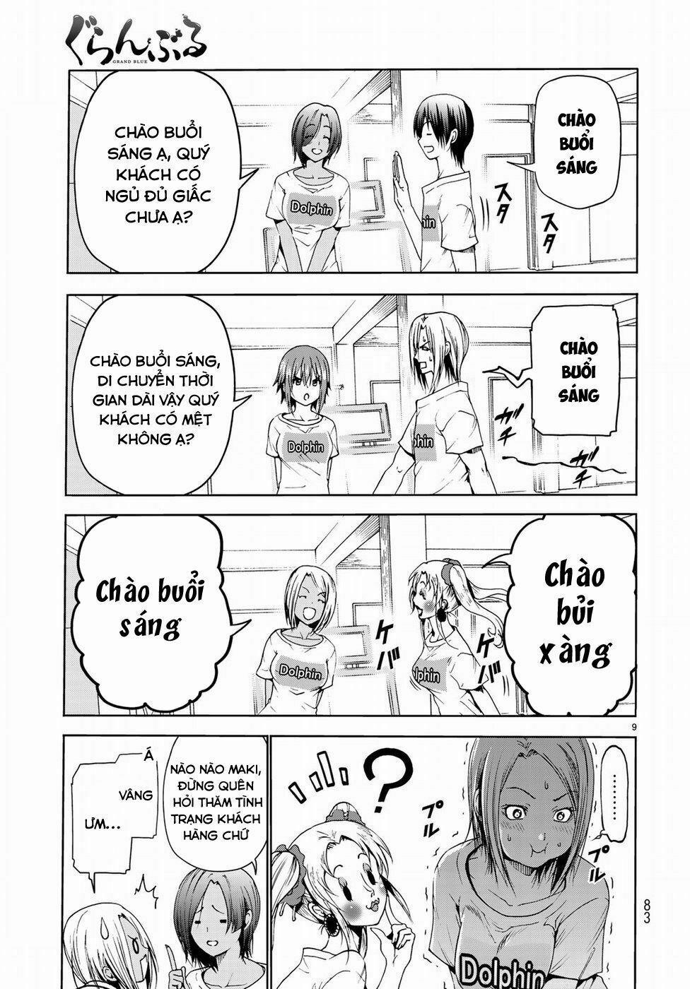 Grand Blue – Cô Gái Thích Lặn 51 trang 9