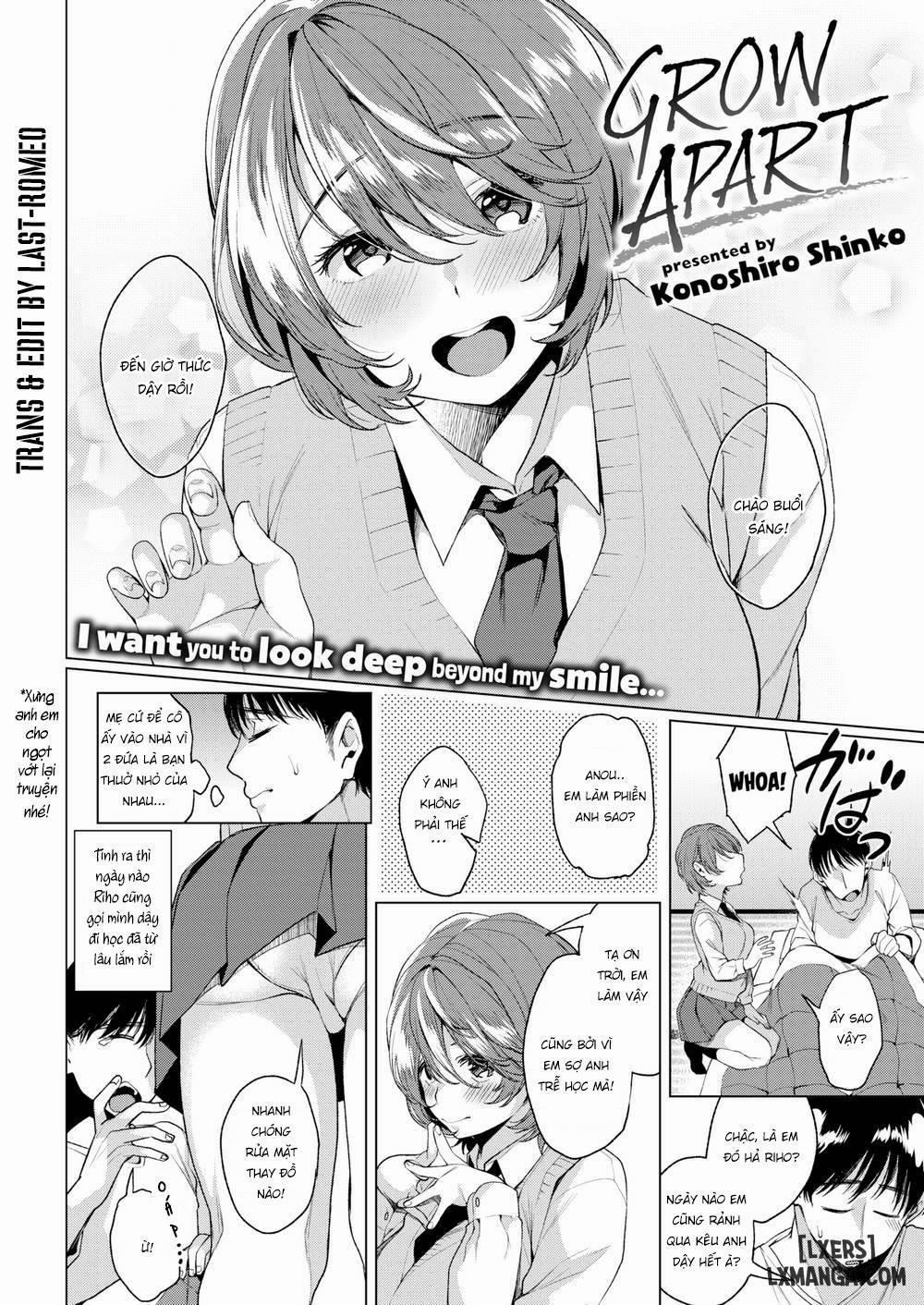 Grow Apart Oneshot trang 1