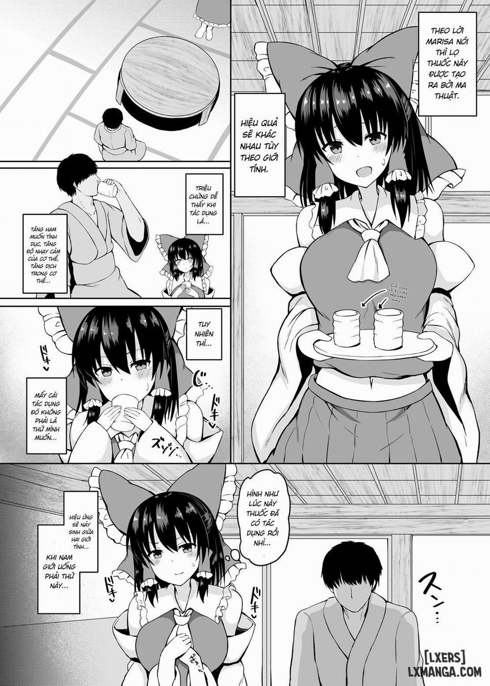 H ga Shitai Reimu-san ni Biyaku o Morareru Hanashi Oneshot trang 4