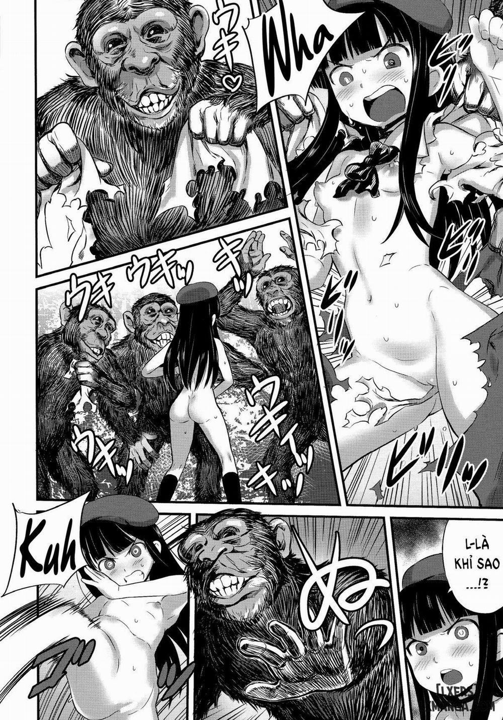 Hadakahime Honoka 2 Misemono Tanetsuke Saru Koubi Oneshot trang 5