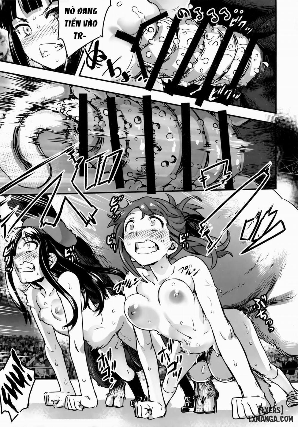 Hadakahime Honoka San Kyodai Osubuta vs Chounouryoku Shoujo! Oneshot trang 35