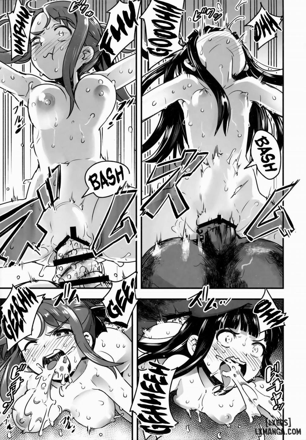 Hadakahime Honoka San Kyodai Osubuta vs Chounouryoku Shoujo! Oneshot trang 37