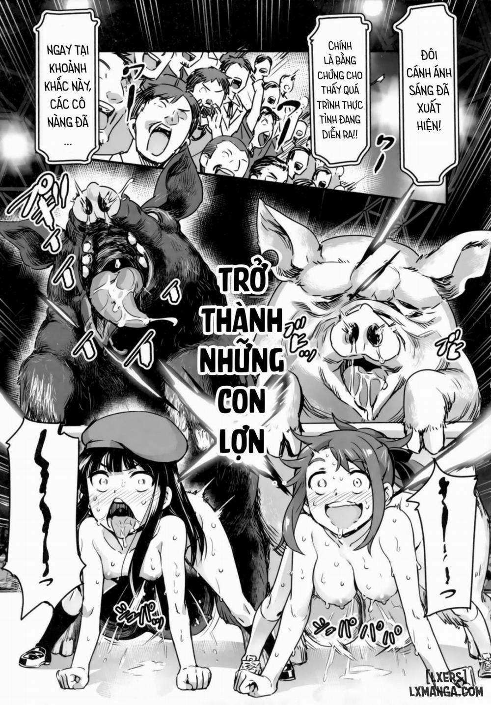 Hadakahime Honoka San Kyodai Osubuta vs Chounouryoku Shoujo! Oneshot trang 48