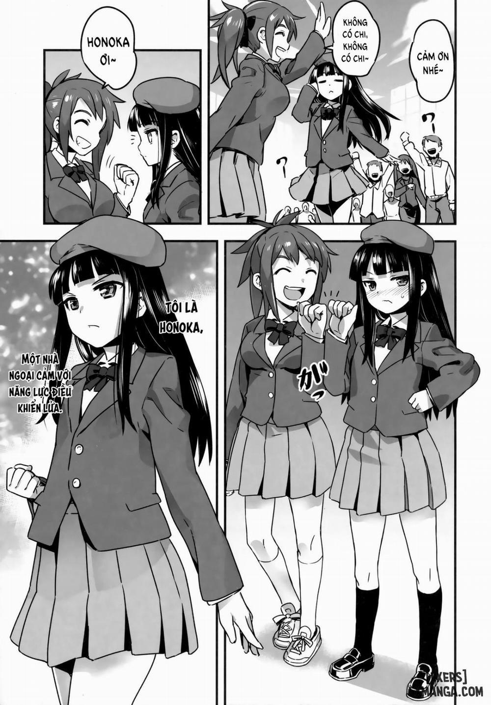 Hadakahime Honoka San Kyodai Osubuta vs Chounouryoku Shoujo! Oneshot trang 7