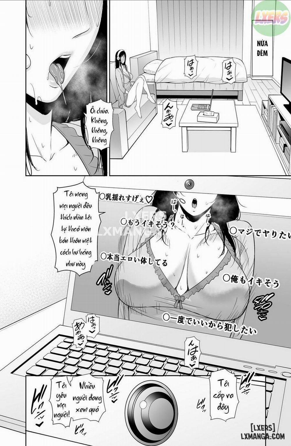 Haha wa Yoru ni Saku Single Mother no Haishin Kiroku Oneshot trang 8