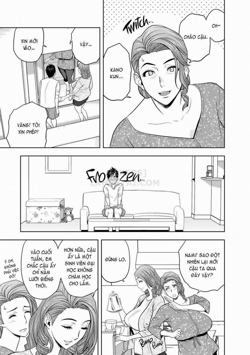 Hai chị em sinh đôi tầng trên (không che) 3 trang 8