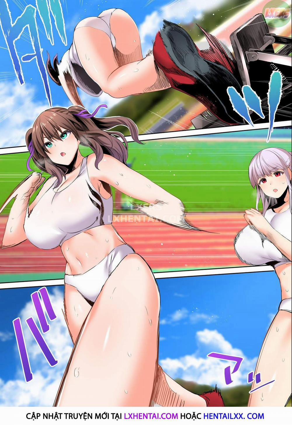 Hai cô nàng vú khủng đội điền kinh Oneshot trang 31