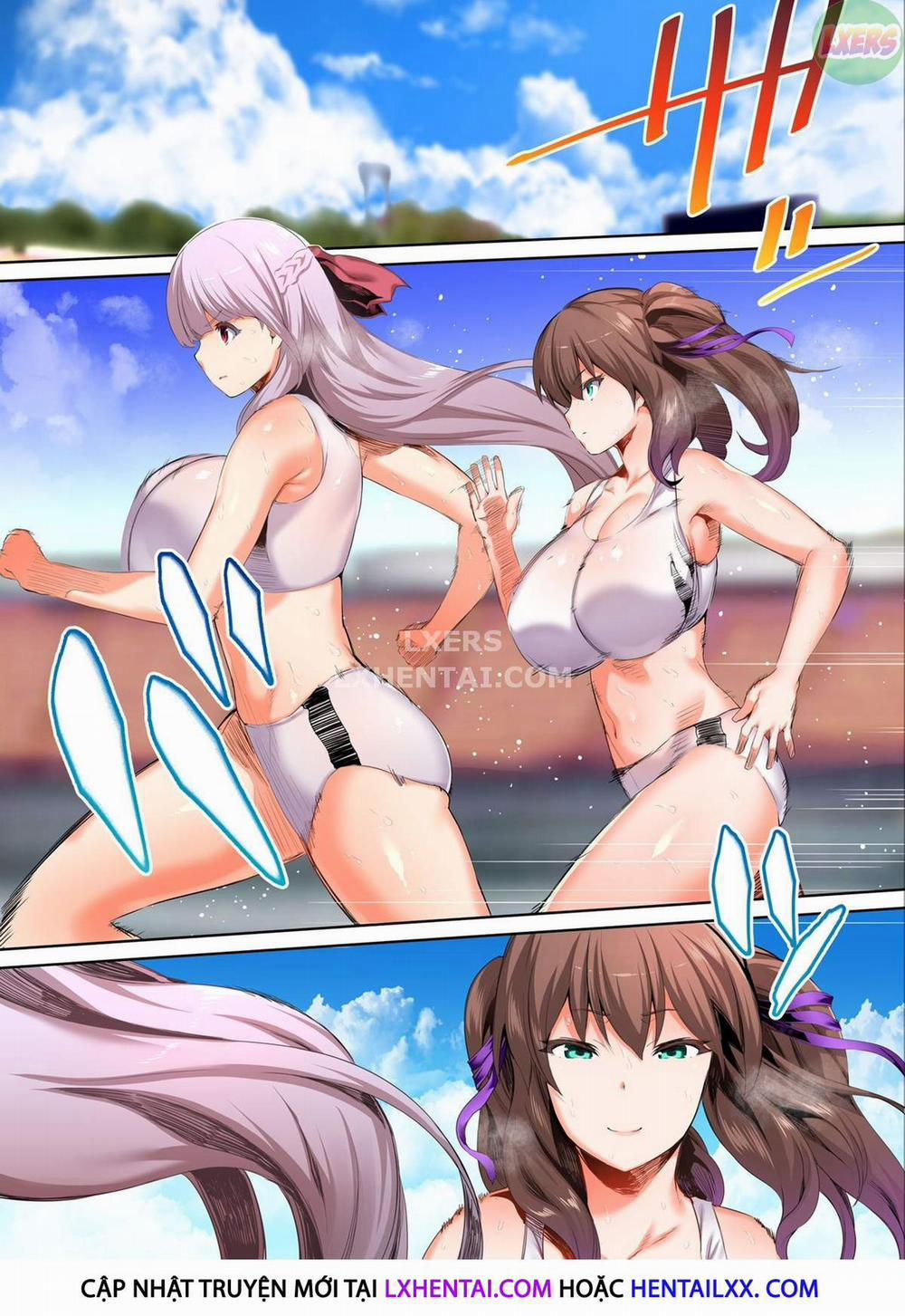 Hai cô nàng vú khủng đội điền kinh Oneshot trang 62